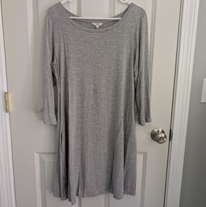 Thyme & Honey Grey T-Shirt Dress